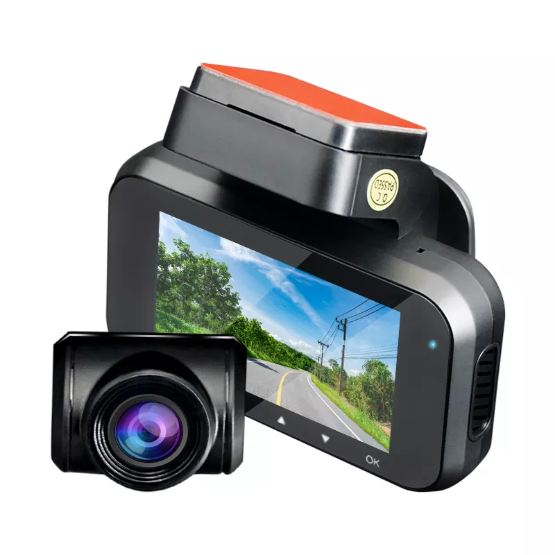Dual-Channel Time-Lapse Smart HD Dash Cam