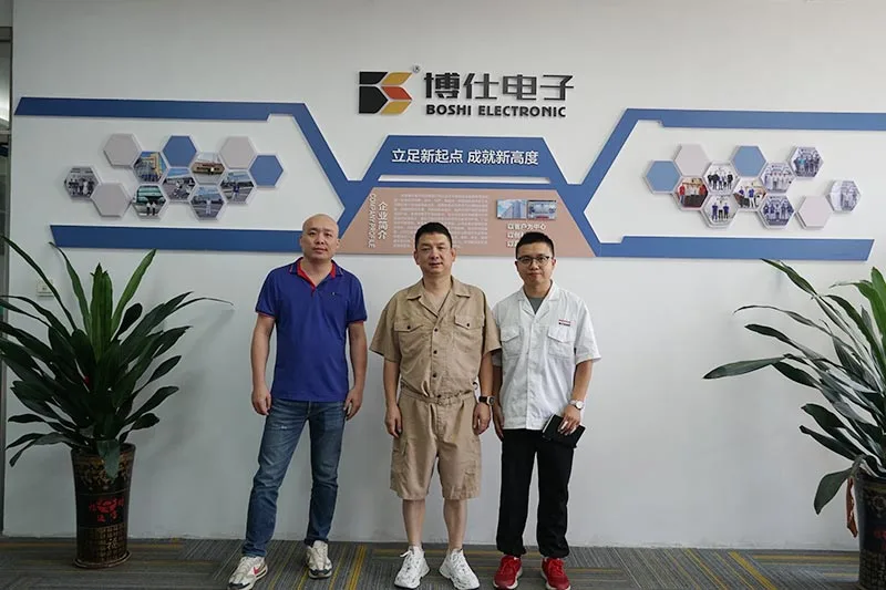 Photo with client