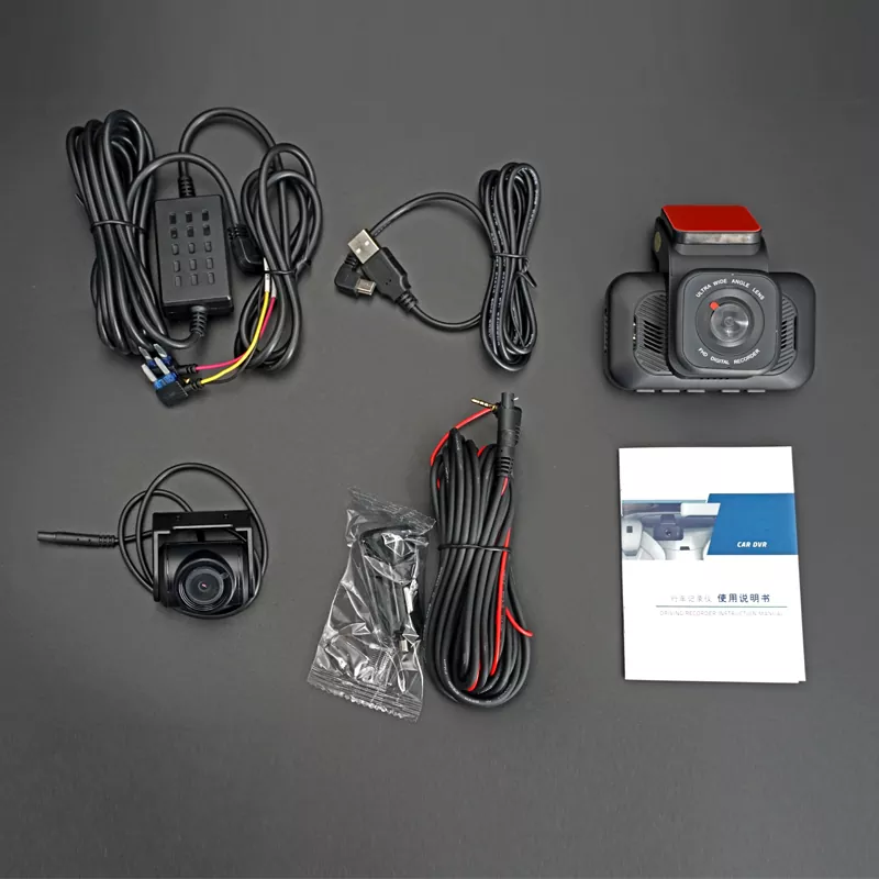 Dual-Channel Time-Lapse Smart HD Dash Cam
